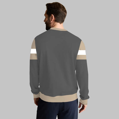 Premium Panel Style Sweat Shirt In Fleece