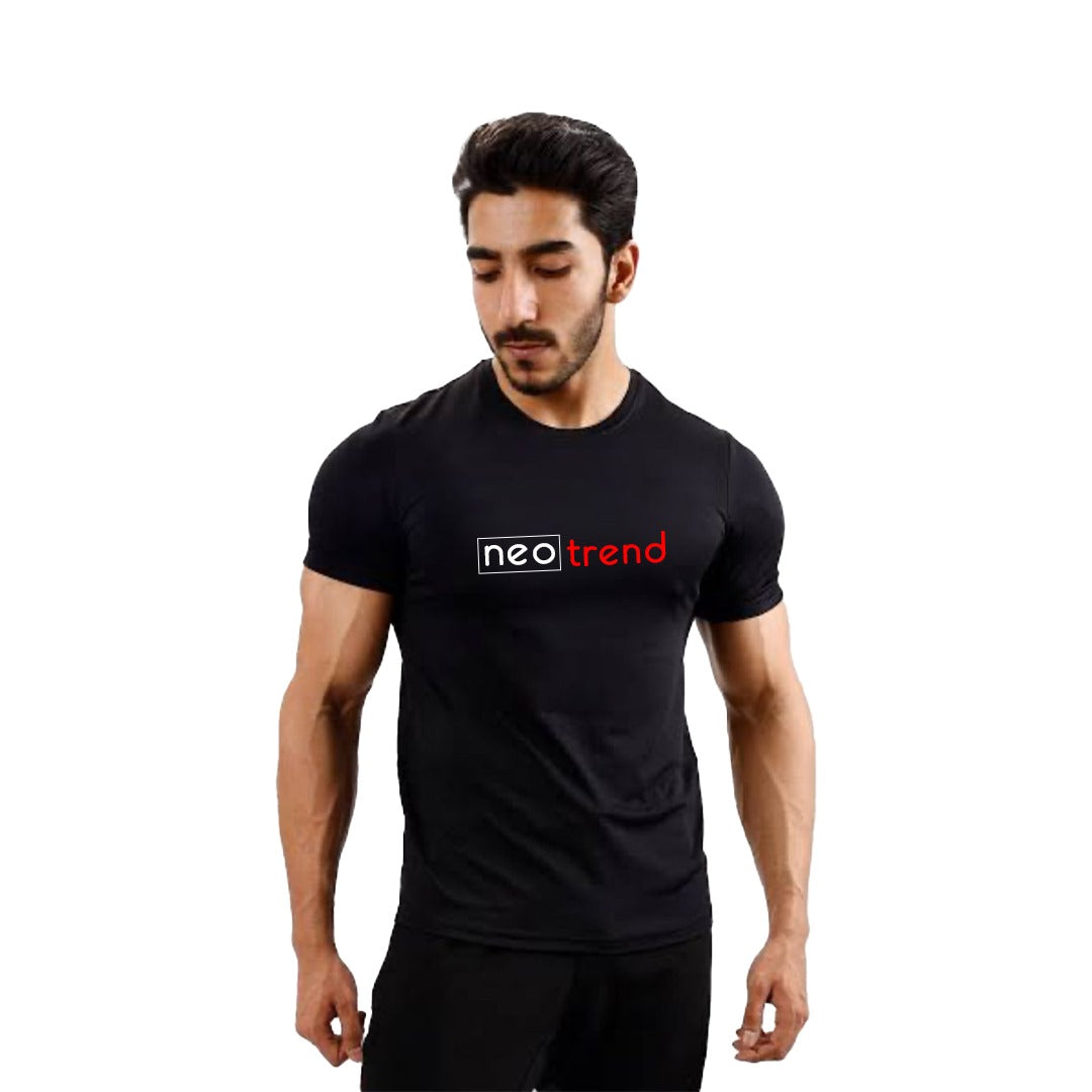 NEOTREND Black T-Shirt New Summer Collection